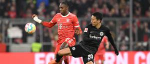 Die Frankfurter brachten gegen die Bayern fast immer ein Bein dazwischen.