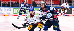 Kevin Clark und die Eisbären konnten sich in Iserlohn zu selten durchsetzen.