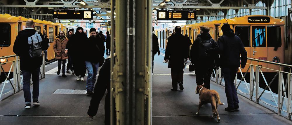 U-Bahnhof Warschauer Straße.
