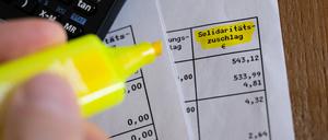 Der Soli ist nach Ansicht des Bundesfinanzhofs seit 2019 verfassungswidrig.