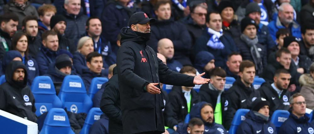 Jürgen Klopp im Stadion.