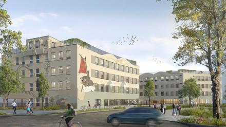 Visualisierung für die Grundschule am Filmpark "Michael-Ende-Grundschule"