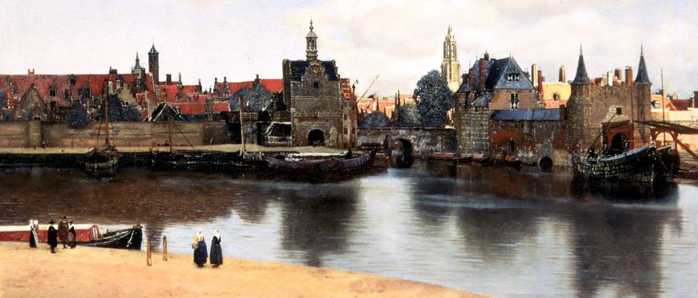 Die „Anischt von Delft“, ein Gemälde von Johannes Vermeer