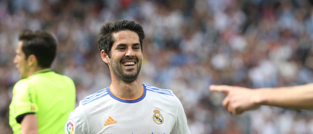 Isco spielte neun Jahre lang bei Real Madrid und gewann fünf Mal die Champions League. 