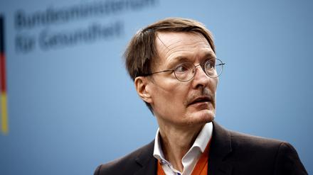 Karl Lauterbach (SPD), Bundesminister für Gesundheit.