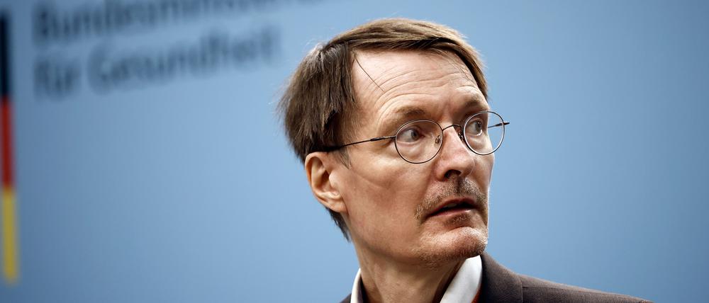 Karl Lauterbach (SPD), Bundesminister für Gesundheit.