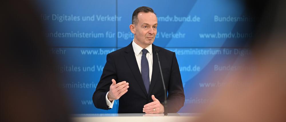 Volker Wissing (FDP), Bundesminister für Digitales und Verkehr.