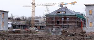 Über die Bauarbeiten in Krampnitz informiert der Entwicklungsträger im Stern-Center. 
