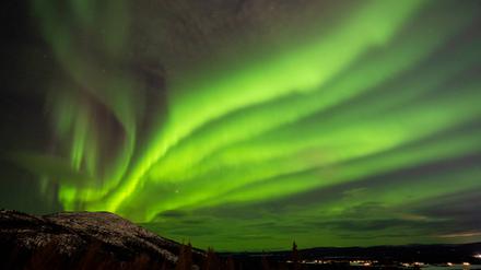 Polarlicht im Norden Schwedens