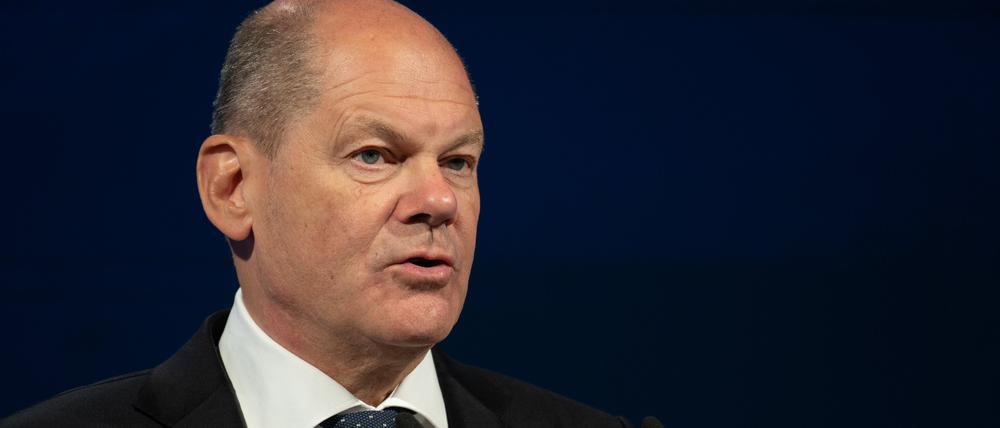 Bundeskanzler Olaf Scholz (SPD)