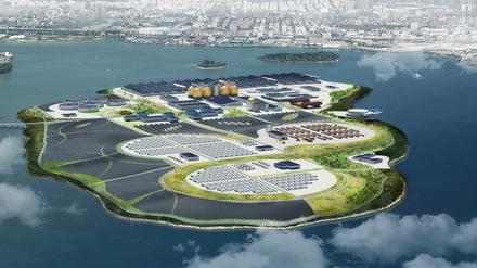 So könnte Rikers Island eines Tages nach der Schließung 2026 aussehen. 