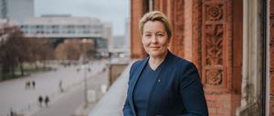 Seit Dezember 2021 regiert Franziska Giffey Berlin. Die Wiederholungswahl könnte für sie zum politischen Endspiel werden.