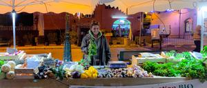 Auf dem Wochenmarkt in Mouans-Sartoux sind vor allem regionale und ökologisch angebaute Produkte gefragt.
