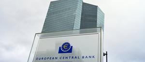 Die Zentrale der Europäischen Zentralbank (EZB) in Frankfurt.