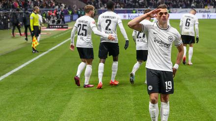 Die Frankfurter durften zuletzt häufiger jubeln, zuletzt holten sie auch beim FC Bayern einen Punkt.