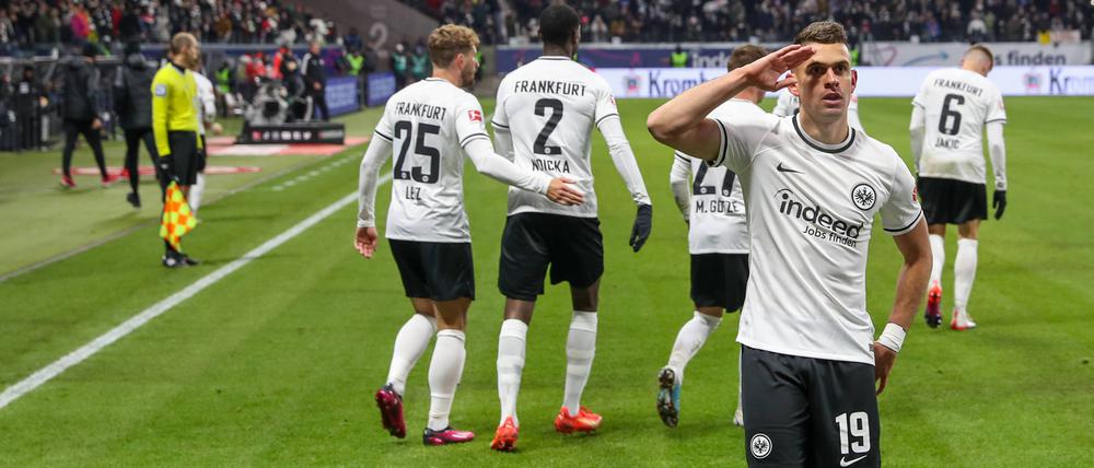 Die Frankfurter durften zuletzt häufiger jubeln, zuletzt holten sie auch beim FC Bayern einen Punkt.