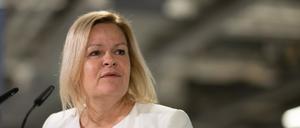 Nancy Faeser (SPD) ist Bundesministerin des Innern und Heimat.