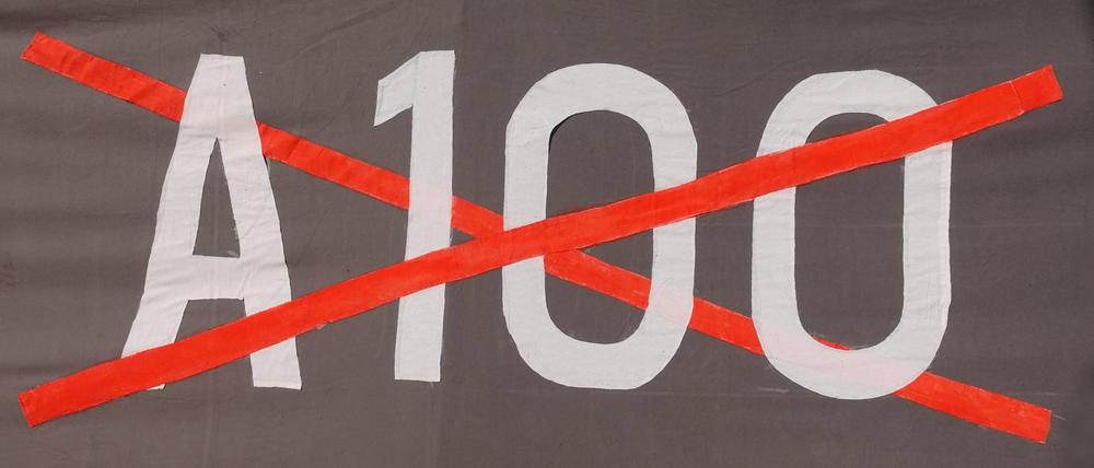 Stadtautobahn, Demo gegen den Ausbau der A100