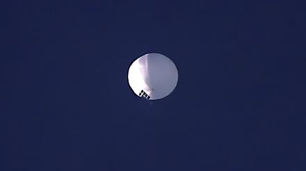 Das US-Militär hatte Anfang des Jahres einen angeblichen chinesischen Spionageballon über dem Norden der USA gesichtet (Archivbild).