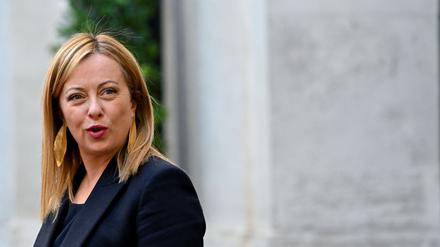 Italiens Ministerpräsidentin Giorgia Meloni am 30. Januar 2023 in Rom 