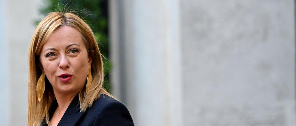 Italiens Ministerpräsidentin Giorgia Meloni am 30. Januar 2023 in Rom 