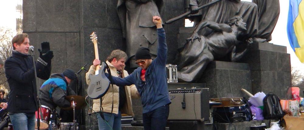 Konzert vor dem Taras Schewtschenko Denkmal