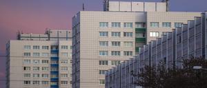 Hochhäuser im Osten von Berlin.