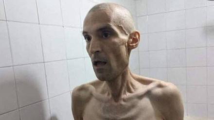 Mit rasiertem Kopf und völlig abgemagert zeigen die Bilder den 53-jährigen Arzt Farhad Meysami.