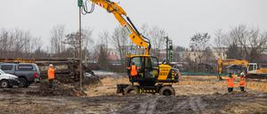 Die Bombe wurde bei Bauarbeiten in Cottbus gefunden.