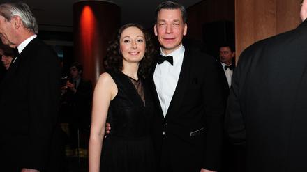 Bernhard Schodrowski 2014 mit seiner damaligen Partnerin Ramona Pop beim VBKI-Ball.  