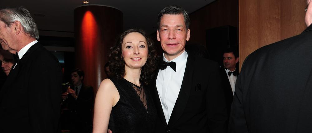 Bernhard Schodrowski 2014 mit seiner damaligen Partnerin Ramona Pop beim VBKI-Ball.  