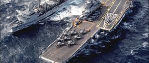 Der ausgemusterte Flugzeugträger „São Paulo“, die ehemalige „Foch“, wurde in brasilianischen Gewässern versenkt. 