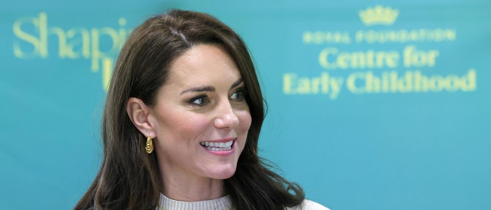 Kate Middleton, Prinzessin von Wales, hat eine Kampagne zur Relevanz der frühen Kindheit gestartet.