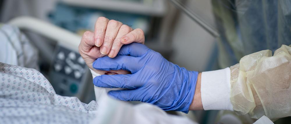 Intensivpfleger im Berliner Krankenhaus Bethel.