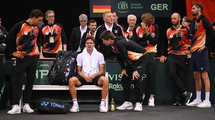 Daniel Altmaier verlor das entscheidende Einzel gegen Stan Wawrinka nach großen Kampf.