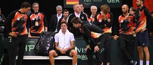 Daniel Altmaier verlor das entscheidende Einzel gegen Stan Wawrinka nach großen Kampf.