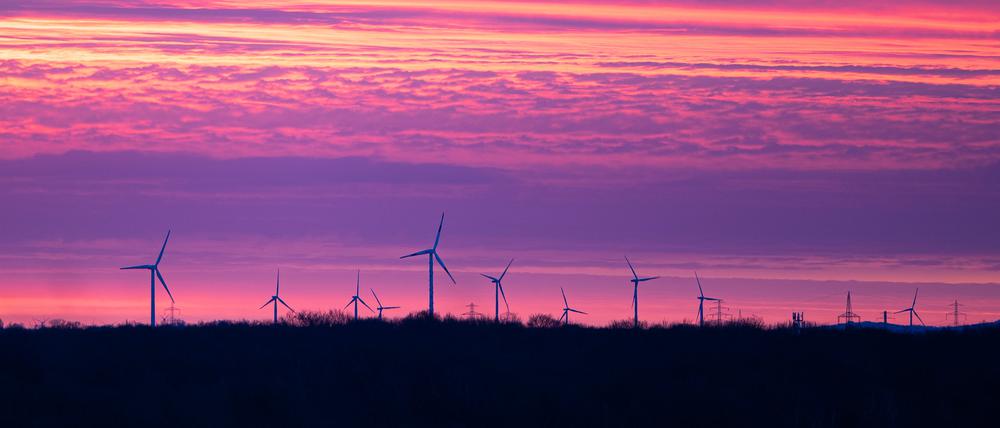Vier bis fünf Windräder täglich sollen laut Kanzler Scholz errichtet werden.