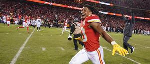 Der Spieler Isiah Pacheco von den Kansas City Chiefs.