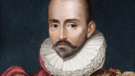 Anonymes Porträt von Michel Eyquem de Montaigne aus dem 19. Jahrhundert. 