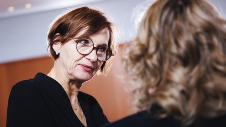 Bundesbildungsministerin Stark-Watzinger (FDP) bei einer Kabinettssitzung in Berlin.