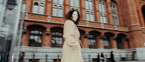 Sie will hier rein: Bettina Jarasch vor dem Roten Rathaus in Berlin-Mitte im November letzten Jahres.