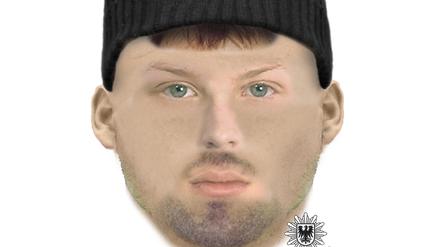 Mit einem Phantombild sucht die Polizei nach einer versuchten Entführung in Potsdam nach dem Täter.