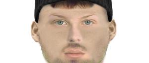 Mit einem Phantombild sucht die Polizei nach einer versuchten Entführung in Potsdam nach dem Täter.