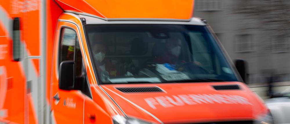 Ein Rettungswagen der Berliner Feuerwehr.