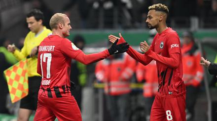 SG Eintracht Frankfurt gegen SV Darmstadt 98.