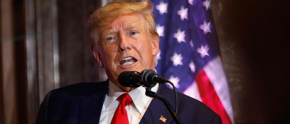 Der ehemalige US-Präsident Donald Trump