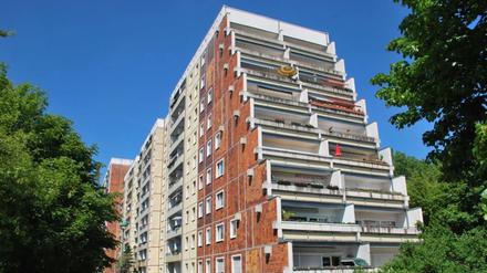 Das Terrassenhaus in der Bansiner Straße in Hellersdorf.