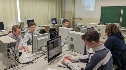 Die Computerräume der Lenné-Schule wurden mit finanziellen Mitteln des Fördervereins ausgestattet. 