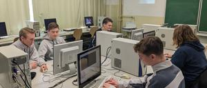 Die Computerräume der Lenné-Schule wurden mit finanziellen Mitteln des Fördervereins ausgestattet. 