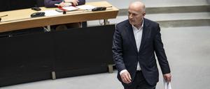 Franziska Giffey (SPD), Regierende Bürgermeisterin von Berlin, und Kai Wegner, CDU-Fraktionsvorsitzender, im Berliner Abgeordnetenhaus.